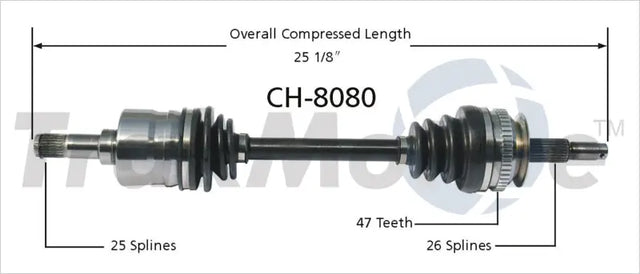 CH-8080 CV Axle Shaft