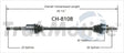 CH-8108 CV Axle Shaft