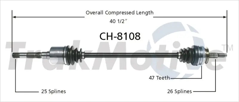 CH-8108 CV Axle Shaft
