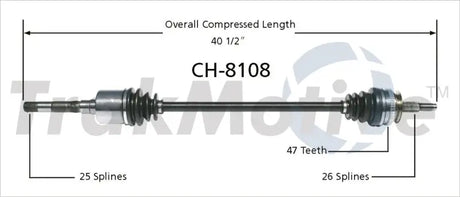 CH-8108 CV Axle Shaft