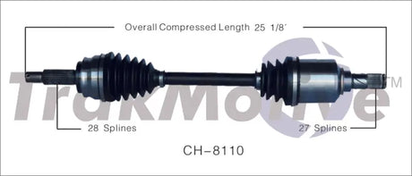 CH-8110 CV Axle Shaft