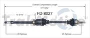 FD-8027 CV Axle Shaft