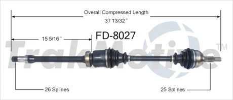 FD-8027 CV Axle Shaft