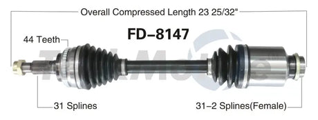 FD-8147 CV Axle Shaft