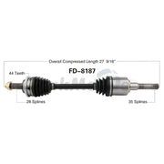 FD-8187 CV Axle Shaft
