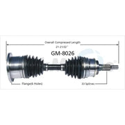 GM-8026 CV Axle Shaft