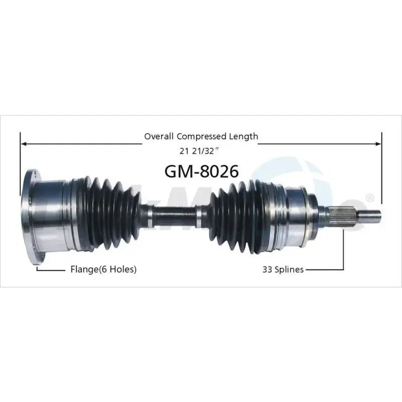 GM-8026 CV Axle Shaft