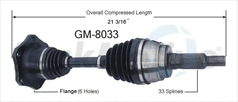 GM-8033 CV Axle Shaft
