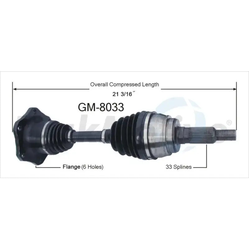 GM-8033 CV Axle Shaft