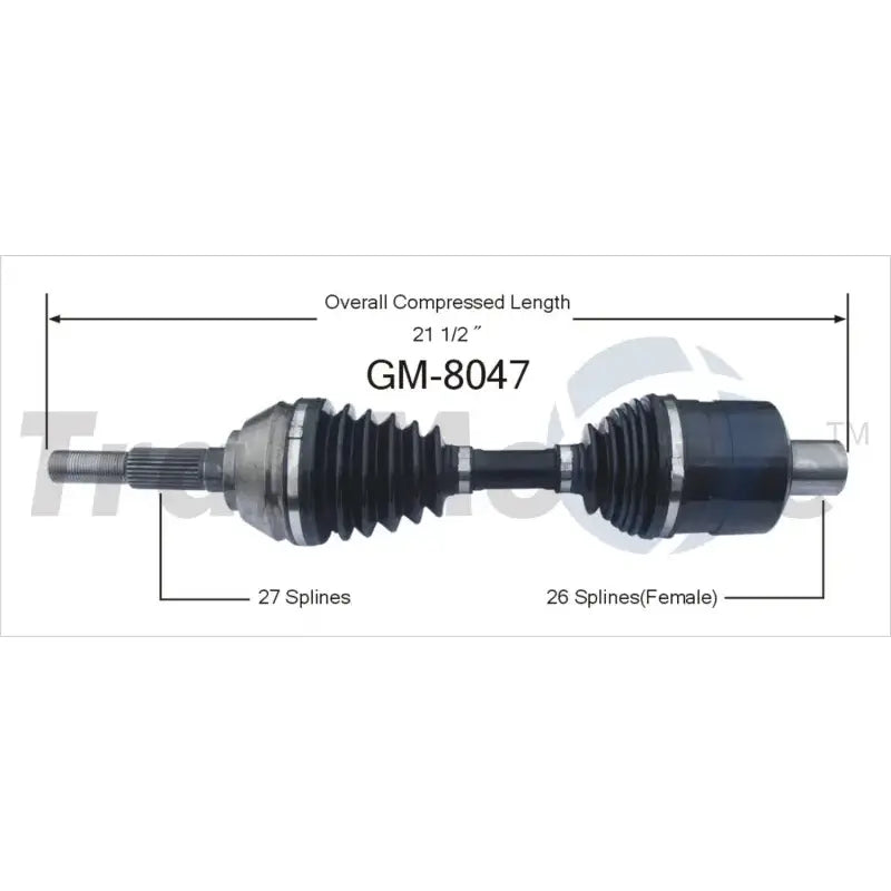 GM-8047 CV Axle Shaft
