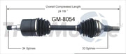 GM-8054 CV Axle Shaft