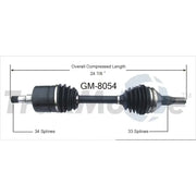 GM-8054 CV Axle Shaft