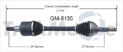 GM-8135 CV Axle Shaft