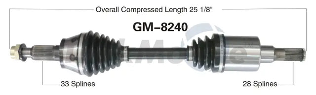 GM-8240 CV Axle Shaft by Trakmotive