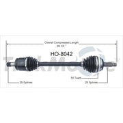 HO-8042 CV Axle Shaft