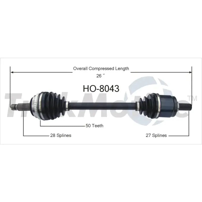 HO-8043 CV Axle Shaft