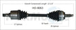 HO-8063 CV Axle Shaft
