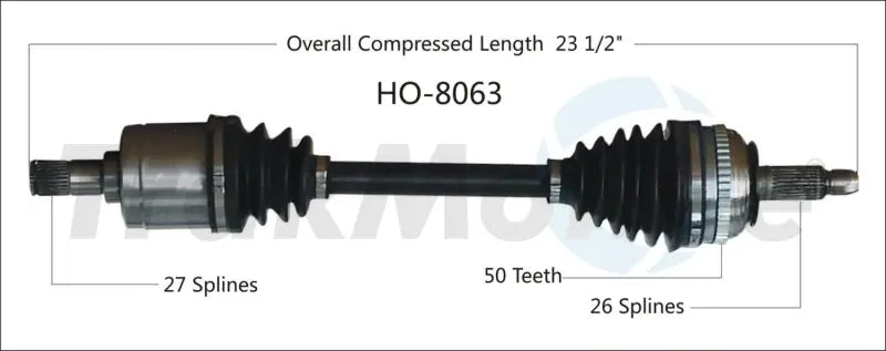 HO-8063 CV Axle Shaft