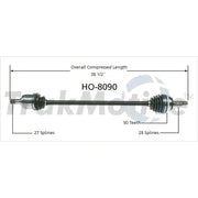 HO-8090 CV Axle Shaft