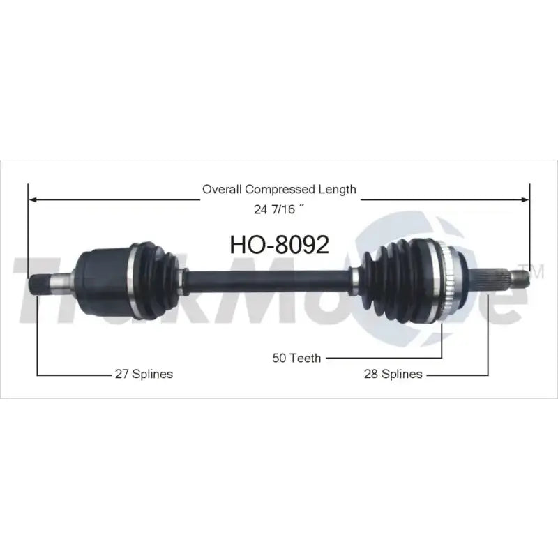 HO-8092 CV Axle Shaft