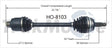 HO-8103 CV Axle Shaft