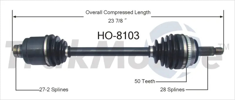HO-8103 CV Axle Shaft