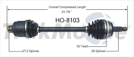 HO-8103 CV Axle Shaft