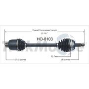 HO-8103 CV Axle Shaft