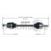 HO-8147 CV Axle Shaft