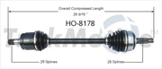 HO-8178 CV Axle Shaft