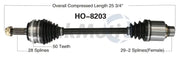 HO-8203 CV Axle Shaft by Trakmotive