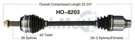 HO-8203 CV Axle Shaft by Trakmotive