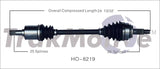 HO-8219 CV Axle Shaft