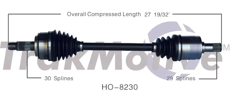 HO-8230 CV Axle Shaft