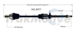 HO-8477 CV Axle Shaft