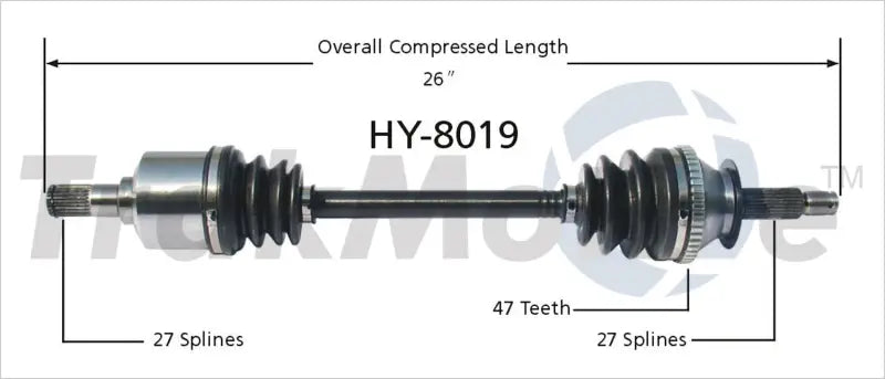 HY-8019 CV Axle Shaft