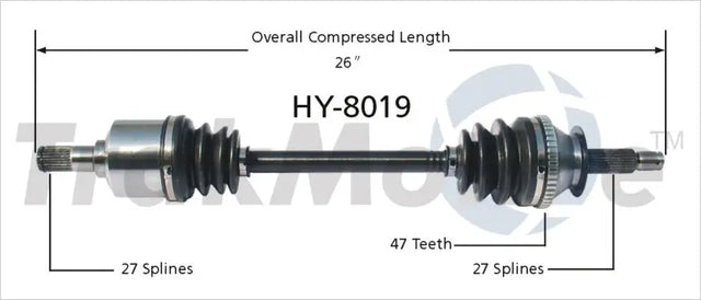 HY-8019 CV Axle Shaft