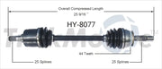 HY-8077 CV Axle Shaft