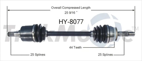 HY-8077 CV Axle Shaft