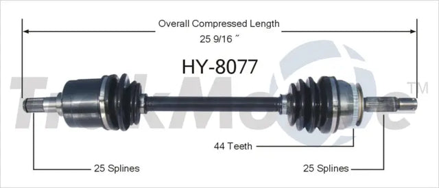 HY-8077 CV Axle Shaft