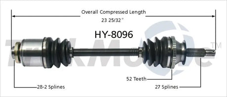 HY-8096 CV Axle Shaft