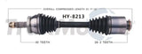 HY-8213 CV Axle Shaft