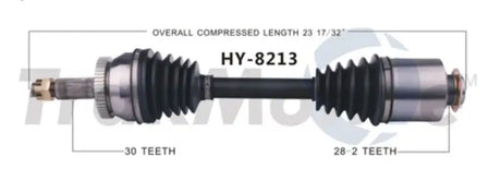 HY-8213 CV Axle Shaft