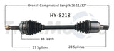 HY-8218 CV Axle Shaft