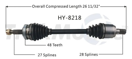 HY-8218 CV Axle Shaft