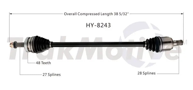 HY-8243 CV Axle Shaft