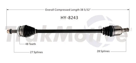 HY-8243 CV Axle Shaft