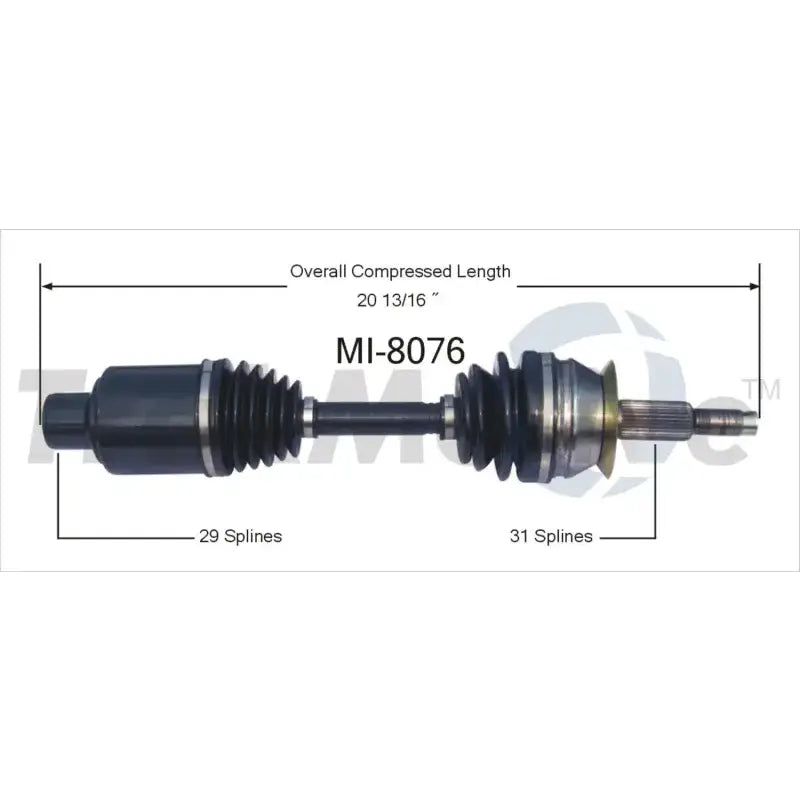 MI-8076 CV Axle Shaft