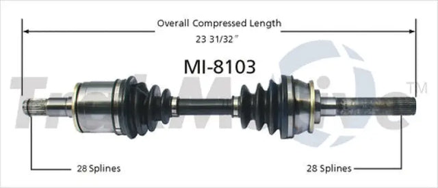 MI-8103 CV Axle Shaft