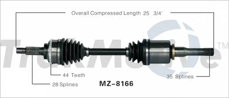 MZ-8166 CV Axle Shaft